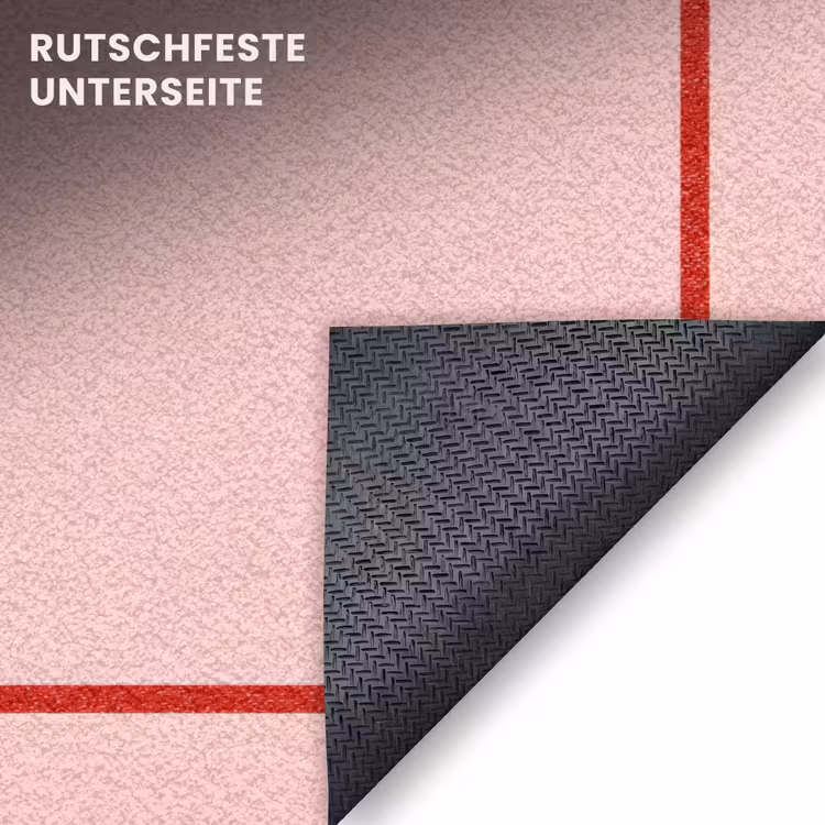 Fußmatte - Willkommen - Schleife - Rosa — 6