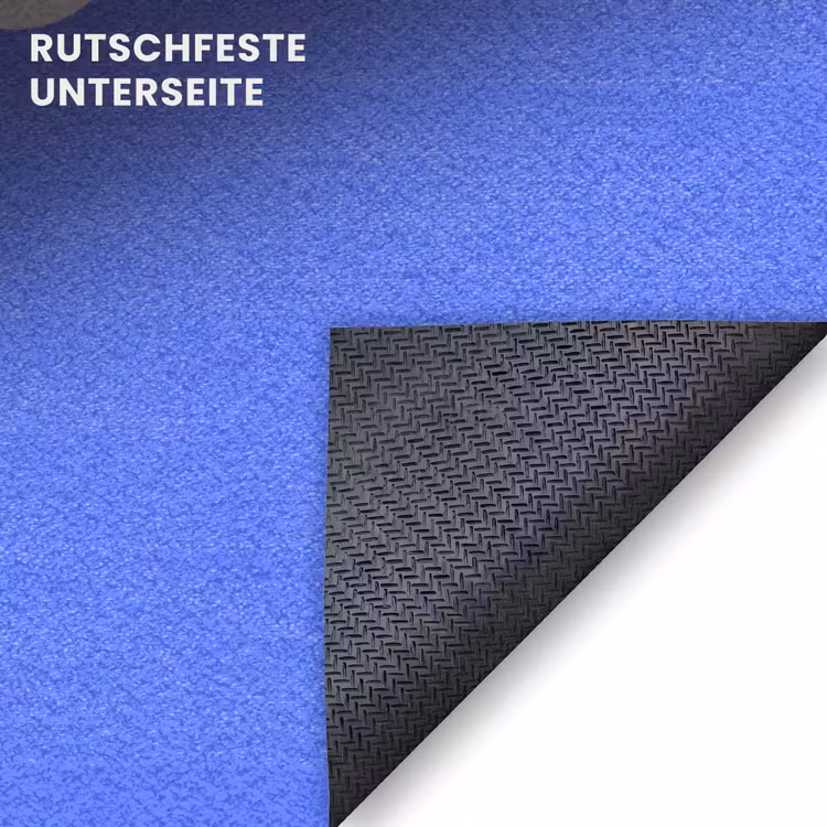 Fußmatte - Zitat - Blau - Weiß — 6