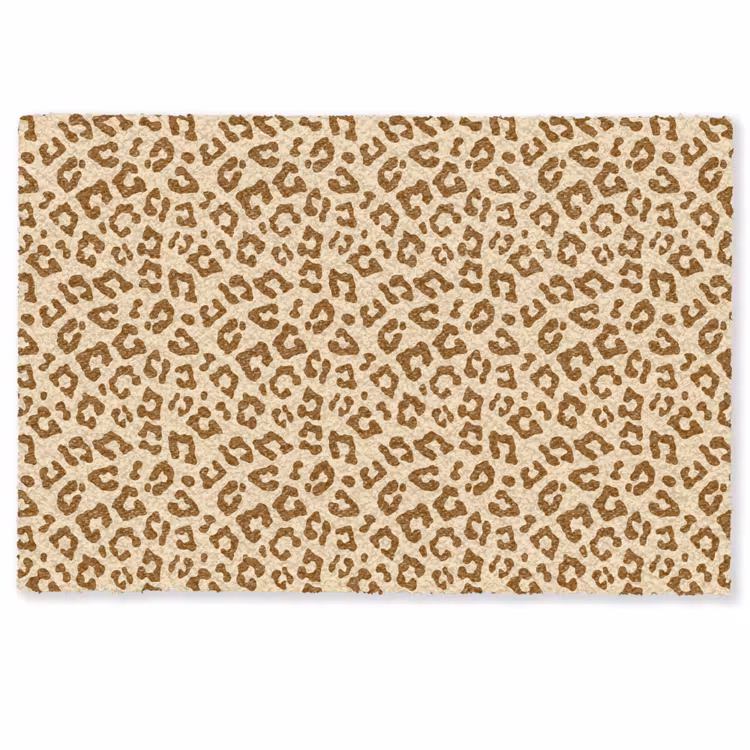 Fußmatte - Leopard - Braun - Muster — 1