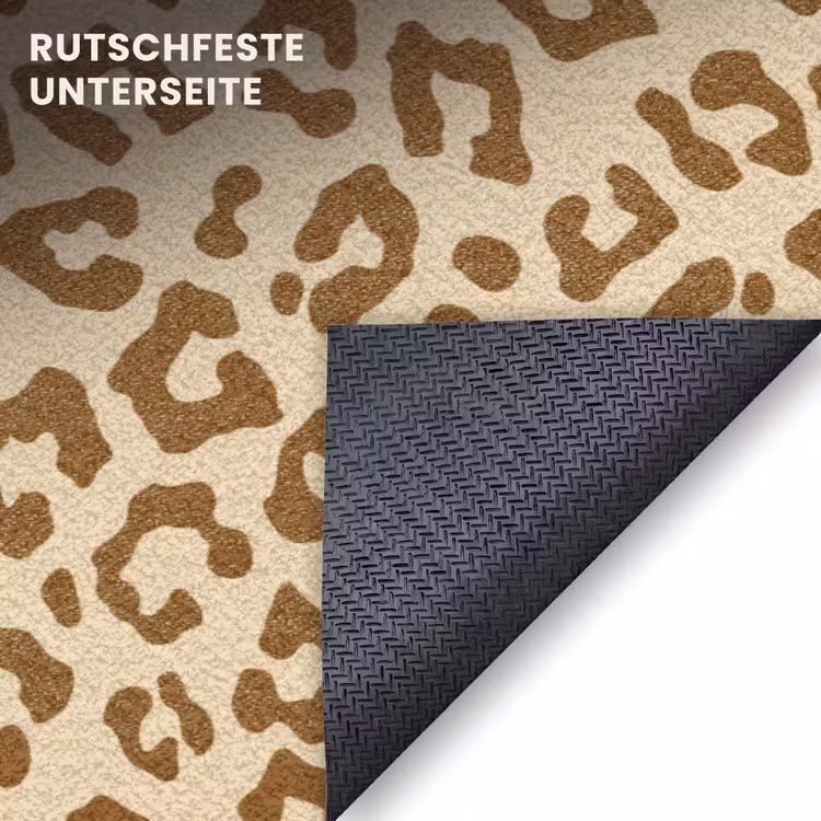 Fußmatte - Leopard - Braun - Muster — 6