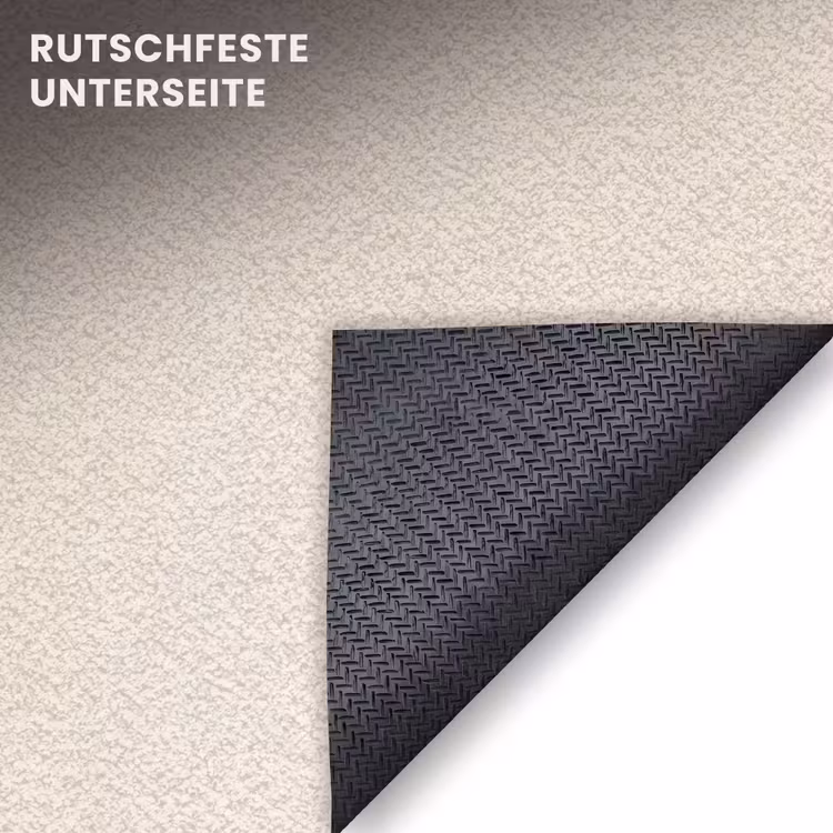 Fußmatte - Formen - Rund - Blätter - Beige — 6