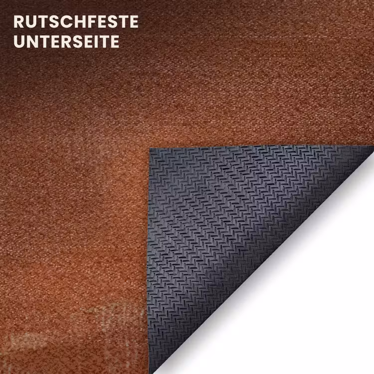 Fußmatte - Abstrakt - Linien - Sonnenstrahlen - Rötlichbraun — 6