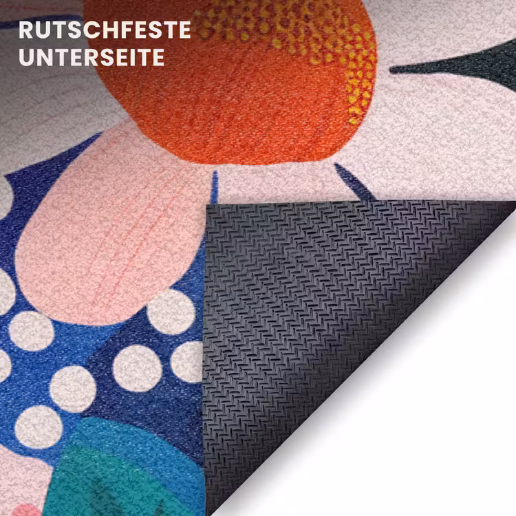 Fußmatte - Blumen - Bunt - Tupfen — 6