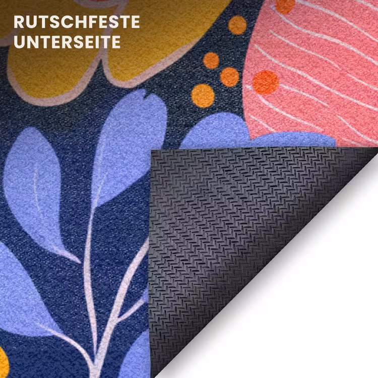 Fußmatte - Bunt - Blumen - Abstrakt - Punkte — 6