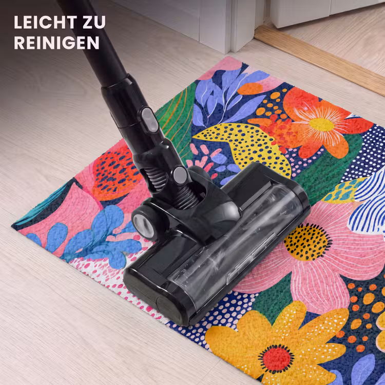 Fußmatte - Bunt - Blumen - Abstrakt - Punkte — 9