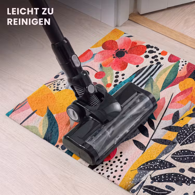 Fußmatte - Blumen - Blätter - Abstrakt - Farbenfroh — 9
