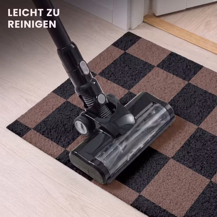 Fußmatte - Schachbrettmuster - Braun - Schwarz - Blöcke — 9
