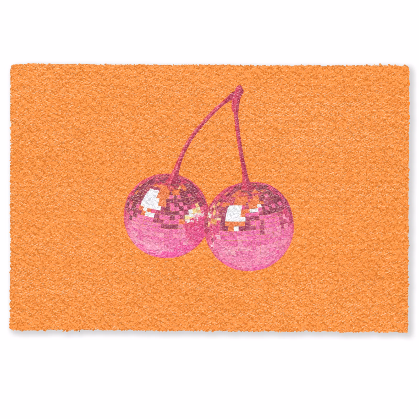 Fußmatte - Discokugeln - Kirsche - Spiegel - Rosa — 1