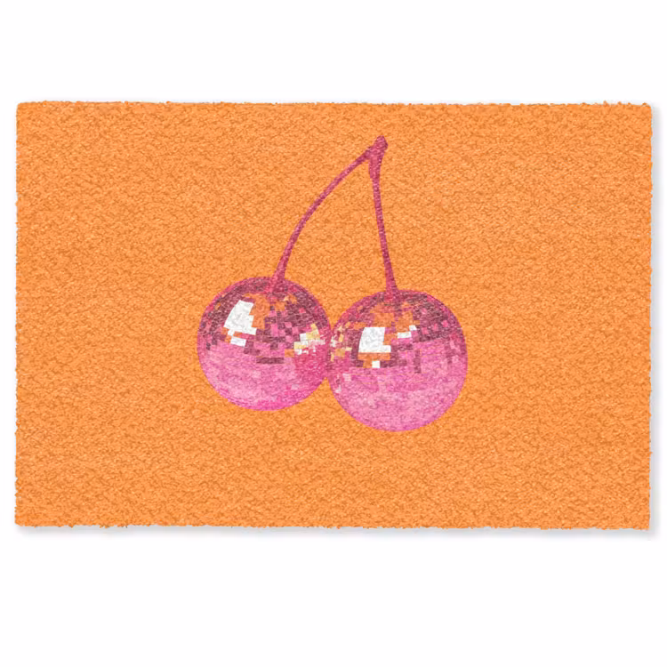 Fußmatte - Discokugeln - Kirsche - Spiegel - Rosa — 1