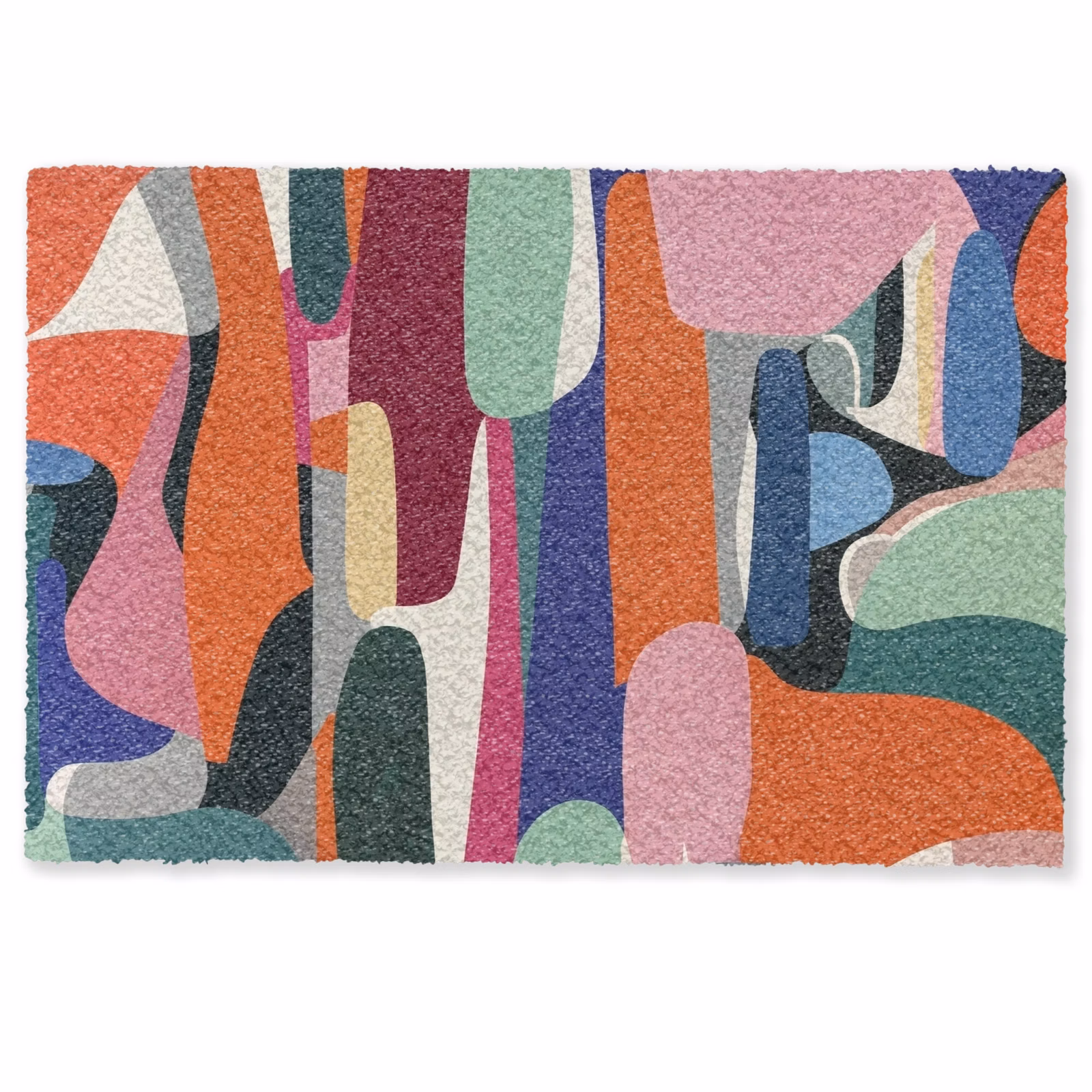 Fußmatte - Formen - Rhythmisch - Farben - Abstrakt — 1
