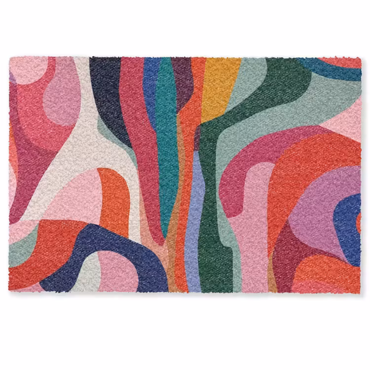 Fußmatte - Formen - Kurven - Bunt - Abstrakt — 1