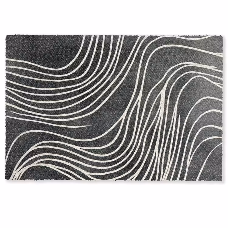 Fußmatte - Linien - Muster - Abstrakt - Weiß — 1
