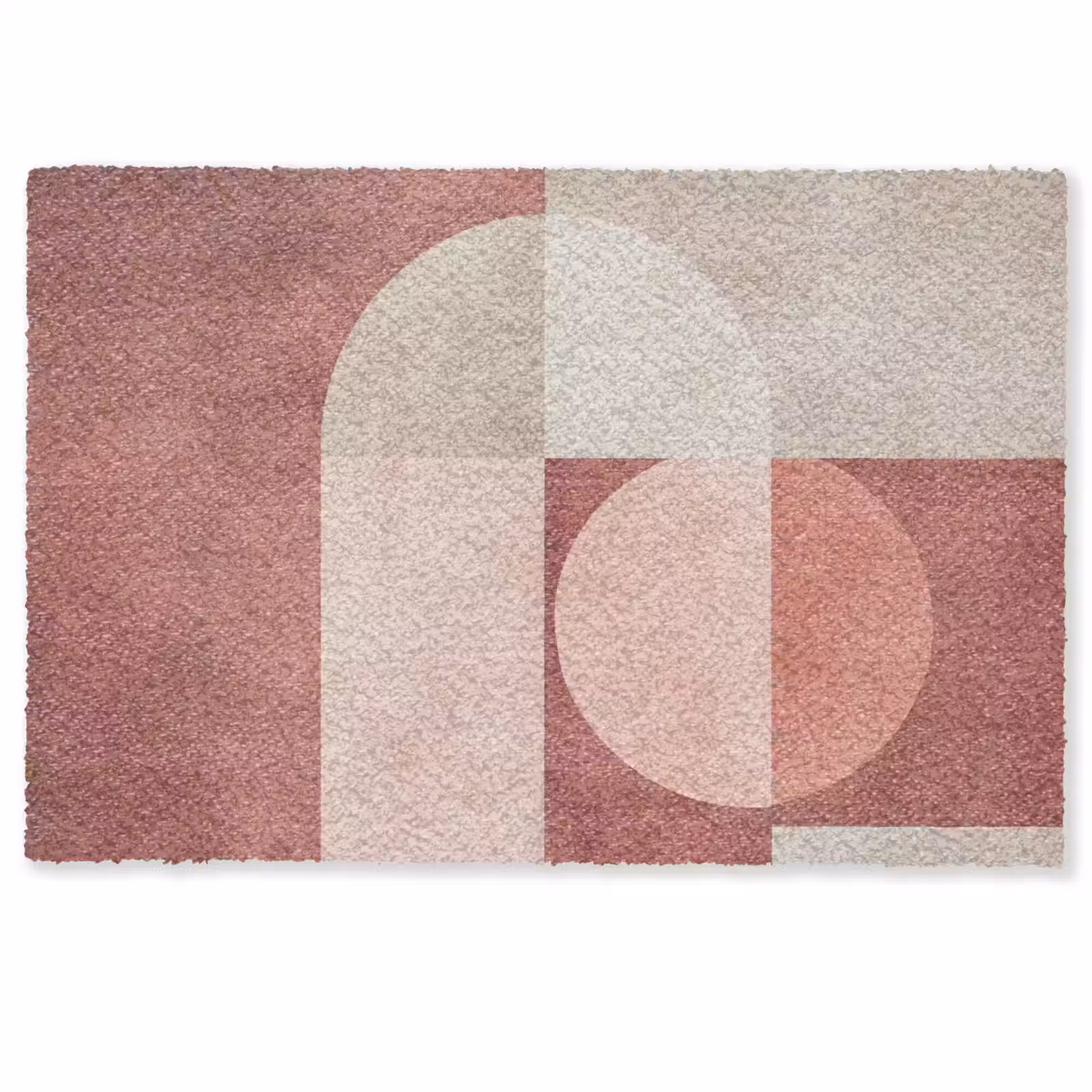 Fußmatte - Figuren - Abstrakt - Rosa — 1