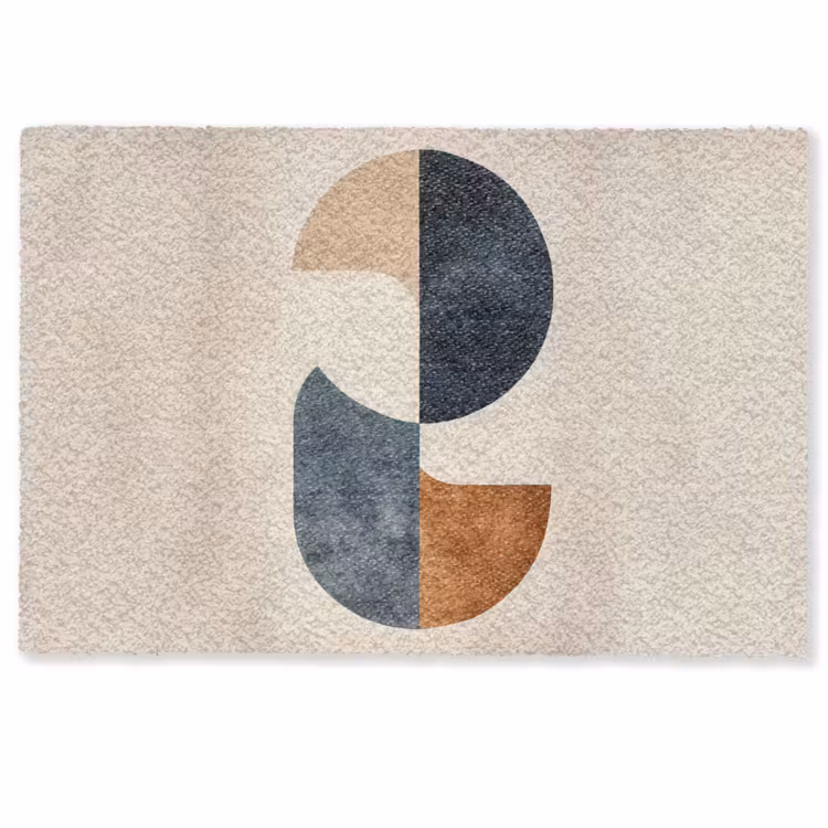 Fußmatte - Kreise - Abstrakt - Farbenfroh — 1
