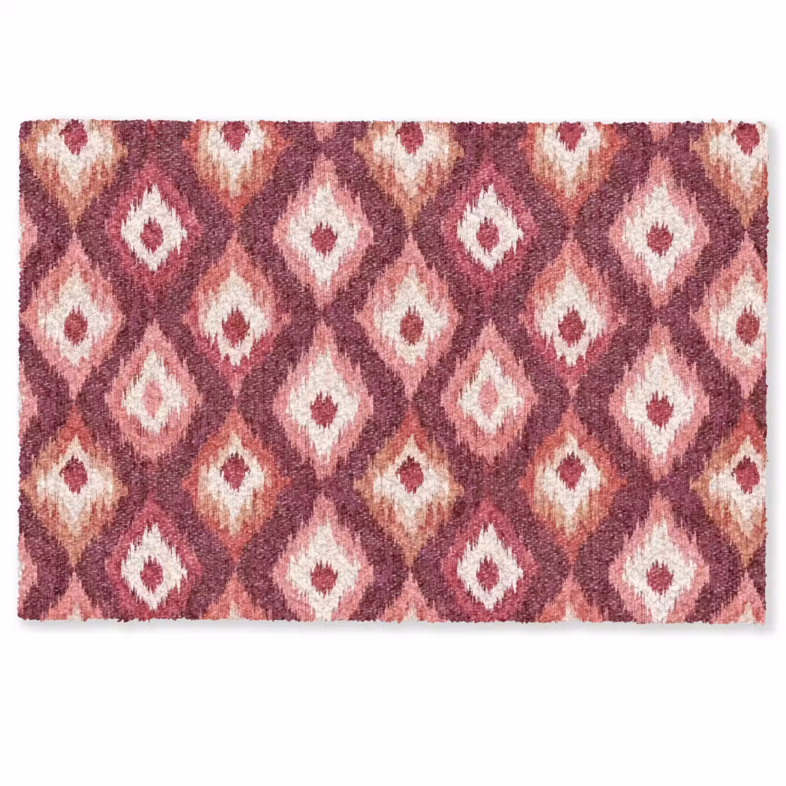 Fußmatte - Diamantformen - Rosa - Muster - Textur — 1