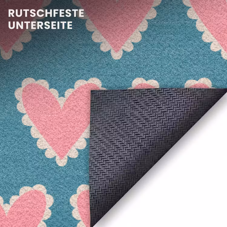 Fußmatte - Retro - Herzen - Muster — 6