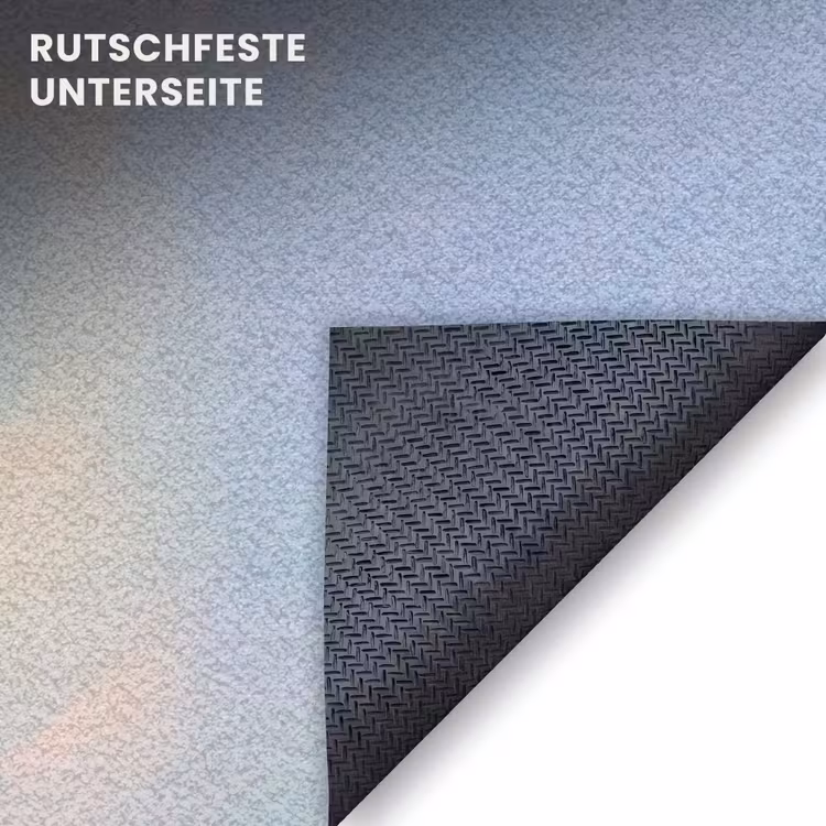Fußmatte - Tulpen - Rosa Akzente - Blau — 6