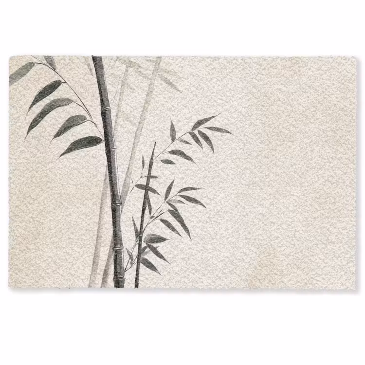 Fußmatte - Japandi - Bambus - Beige — 1