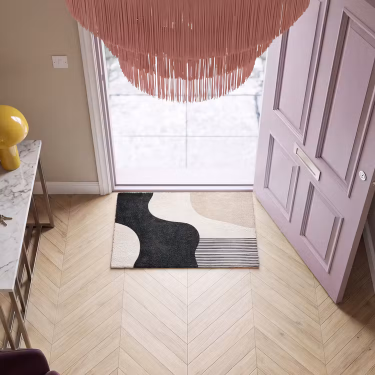 Fußmatte - Abstrakt - Japandi - Beige - Modern — 4