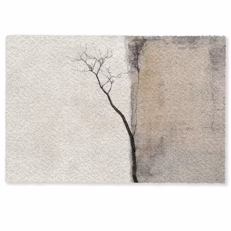 Fußmatte - Wabi sabi - Pflanze - Beige — 1