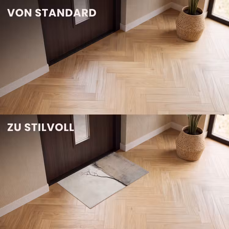 Fußmatte - Wabi sabi - Pflanze - Beige — 3