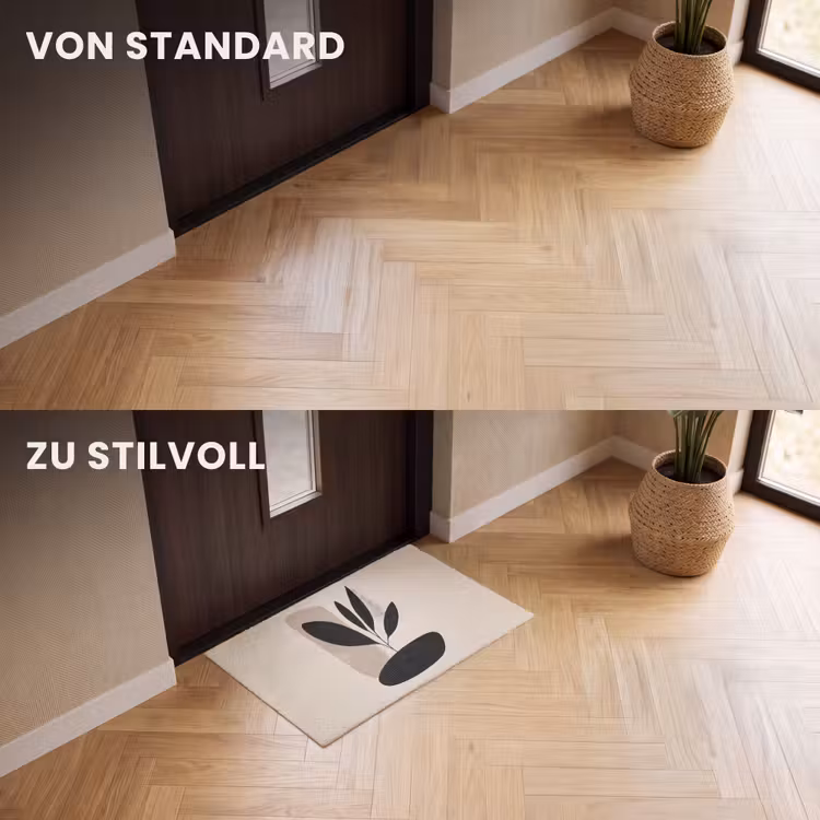 Fußmatte - Pflanze - Beige - Japanisch — 3