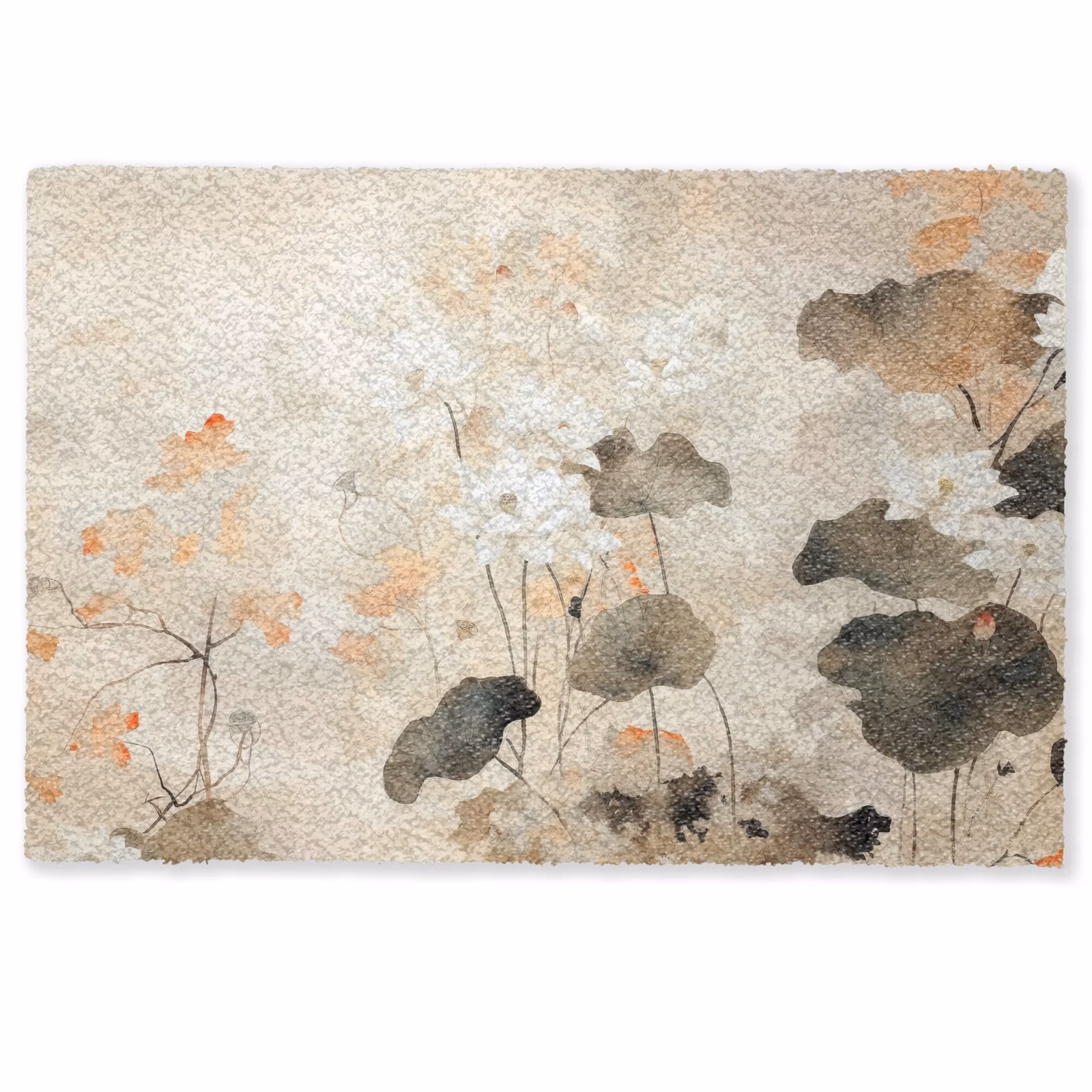 Fußmatte - Blumen - Japandi - Wabi sabi — 1