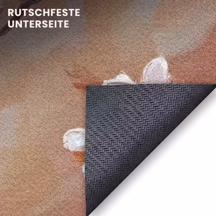 Fußmatte - Blütenzweige - Malerisch - Rosa — 6
