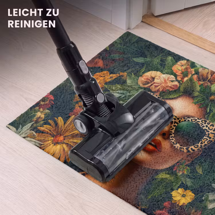 Fußmatte - Frau - Pantherdruck - Dschungel - Natur - Luxus — 9