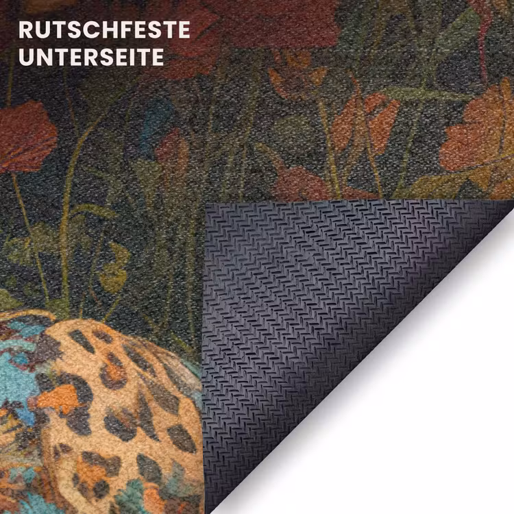 Fußmatte - Frauen - Blumen - Modern - Brille - Abstrakt — 6