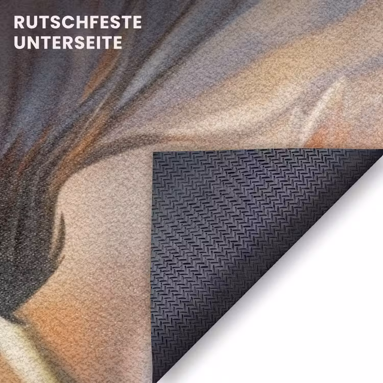 Fußmatte - Schmetterling - Blume - Orange — 6