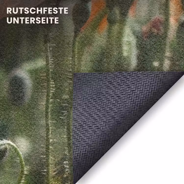 Fußmatte - Blumenfeld - Mohnblumen - Farbenfroh — 6