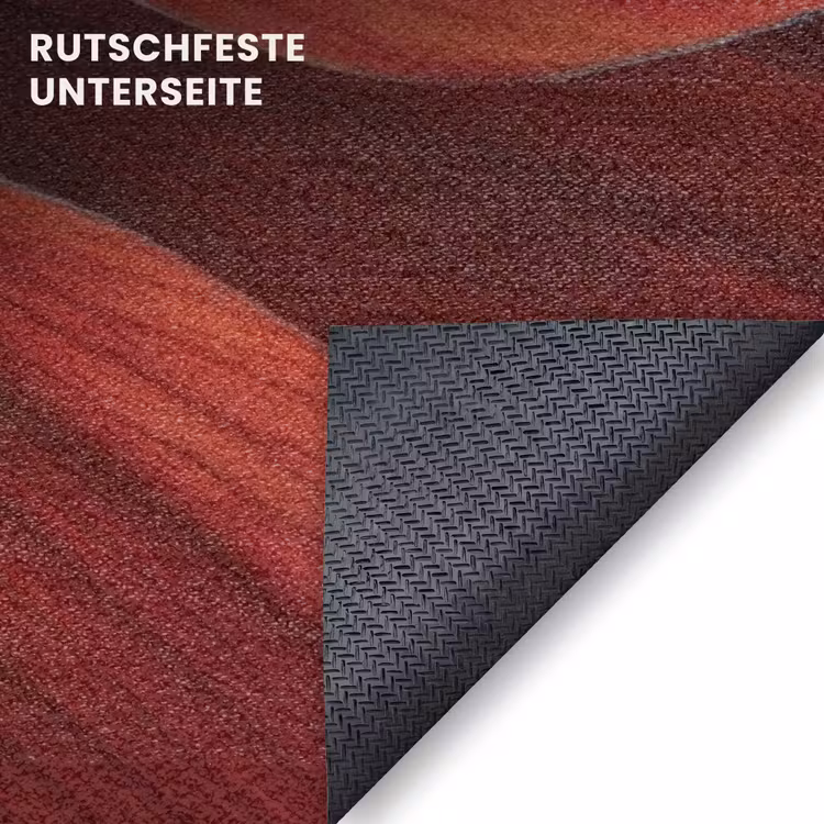 Fußmatte - Nahaufnahme - Blume - Rot — 6