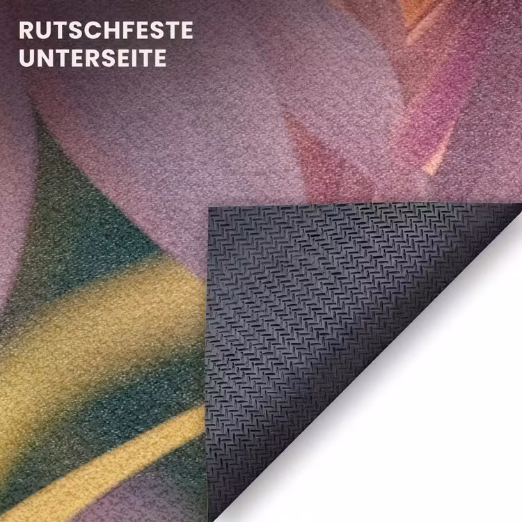 Fußmatte - Blumen - Lila - Bienen — 6