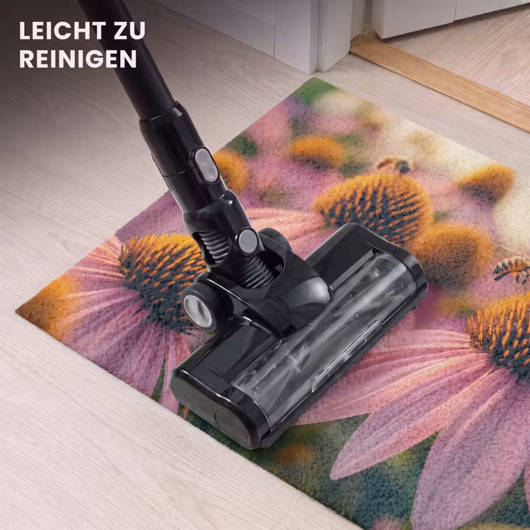 Fußmatte - Blumen - Lila - Bienen — 9