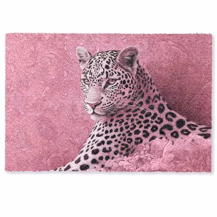 Fußmatte - Panther - Deluxe - Rosa — 1