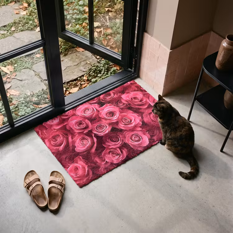 Fußmatte - Rosen - Rosa - Blume — 2