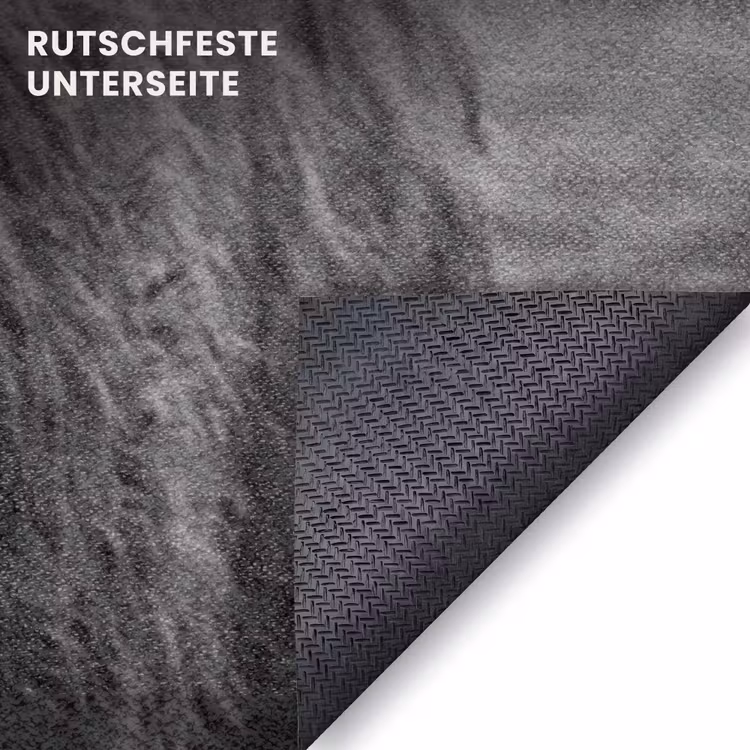 Fußmatte - Schottischer Highlander - Schwarz - Weiß - Gras — 6