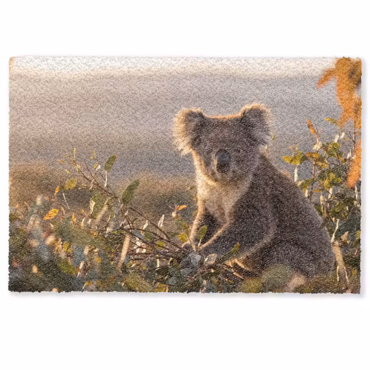 Fußmatte - Koala - Blätter - Morgenlicht — 1