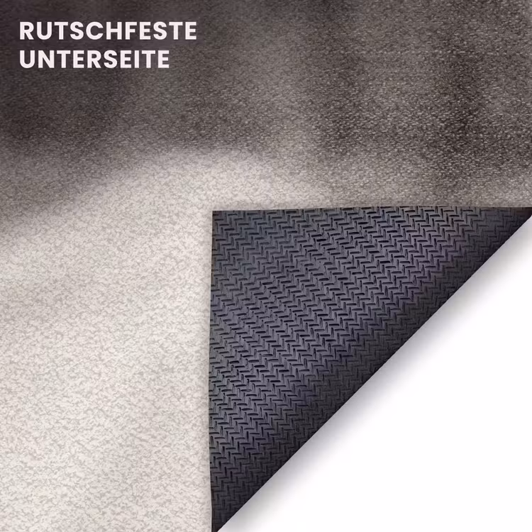 Fußmatte - Elch - Auto - Geweih - Schwarz - Weiß — 6