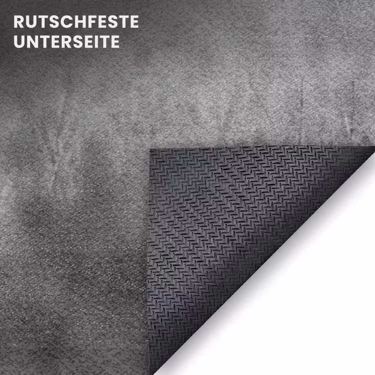 Fußmatte - Hirsch - Neblig - Schwarz - Weiß — 6
