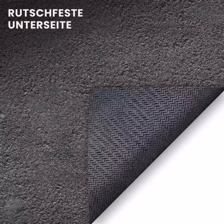 Fußmatte - Dunkelgrau - Asphalttextur - Rauh — 6