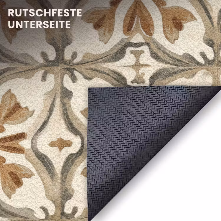 Fußmatte - Ornamentale Fliesen - Muster - Braun — 6