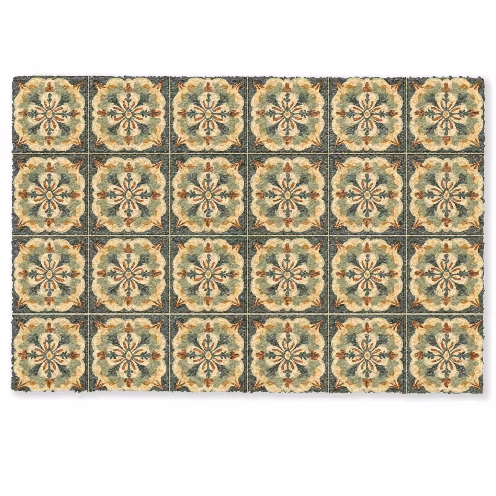 Fußmatte - Ornament - Muster - Grün — 1