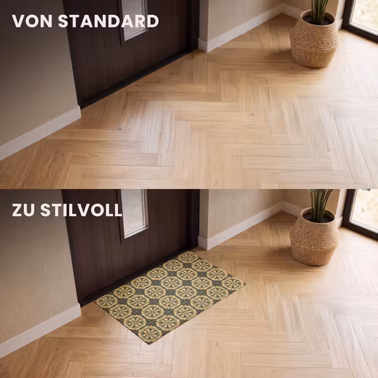 Fußmatte - Ornament - Muster - Grün — 3