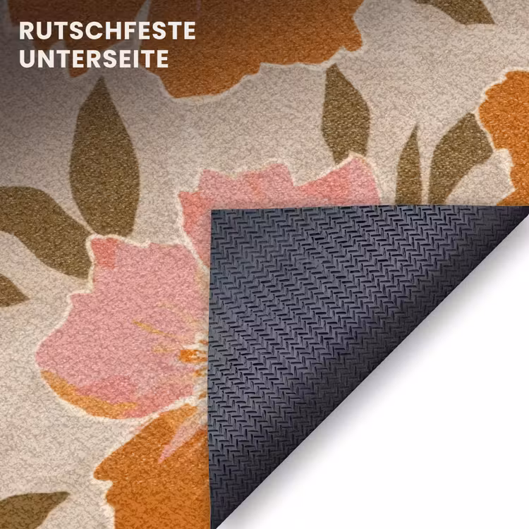 Fußmatte - Blumen - Motiv - Retro — 6
