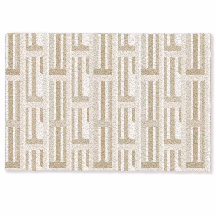 Fußmatte - Modern - Geometrisch - Beige — 1