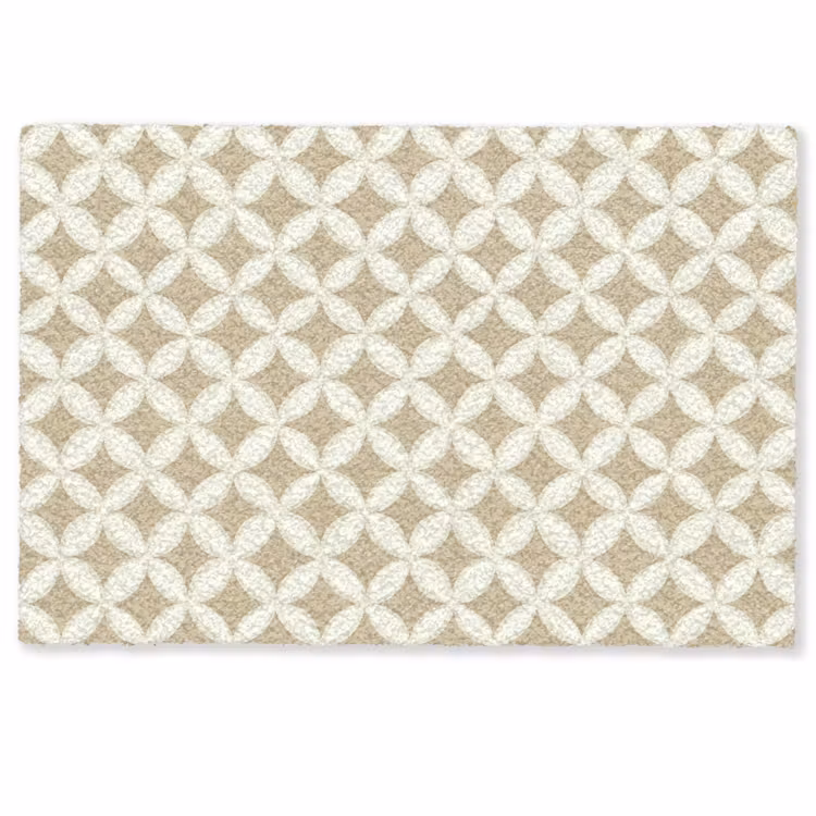 Fußmatte - Symmetrisch - Motiv - Beige — 1