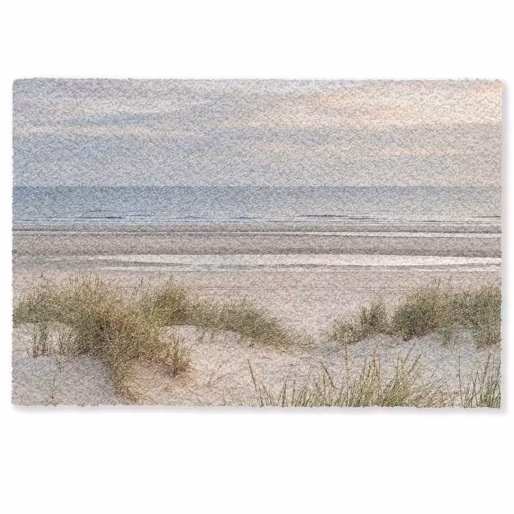 Fußmatte - Sandstrand - Bewölkt - Dünen — 1