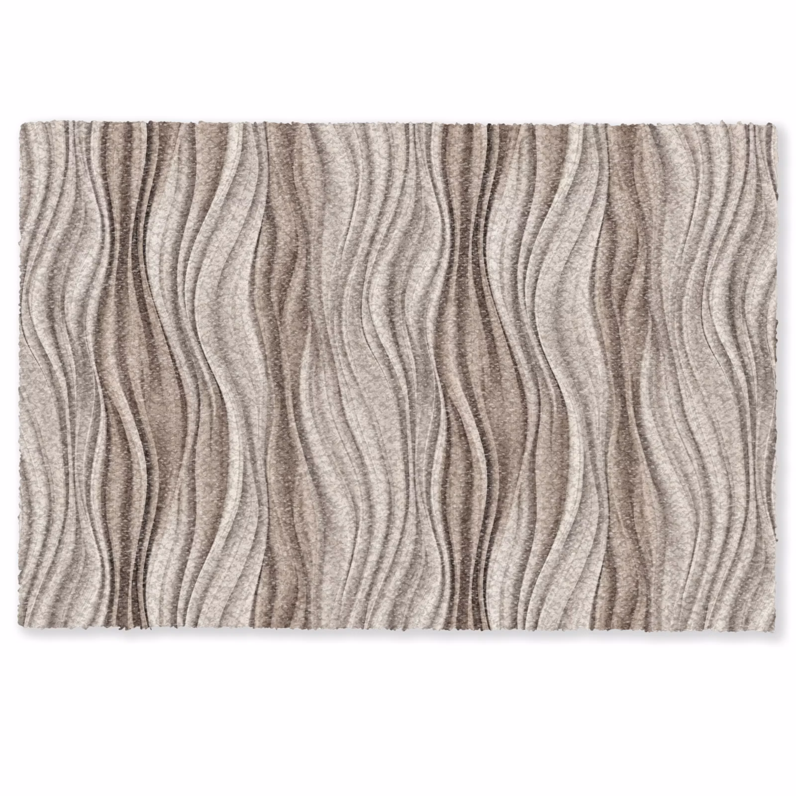 Fußmatte - Wellen - 3D - Creme — 1